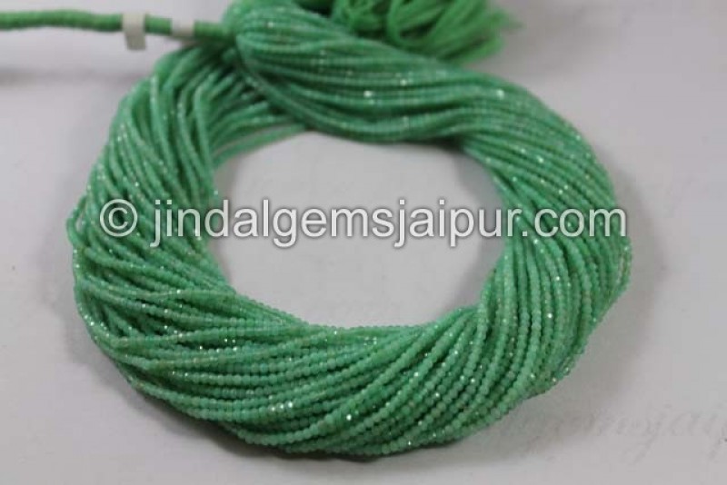 Chrysoprase Micro Cut Round Beads